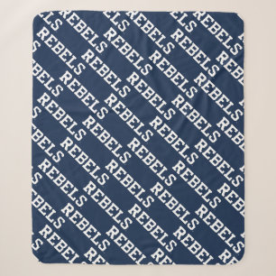 Universität Mississippi Rebels Wordmark Sherpadecke