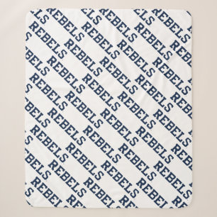 Universität Mississippi Rebels Wordmark Sherpadecke