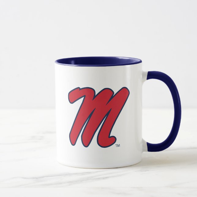 Universität Mississippi | Script M Tasse (Rechts)