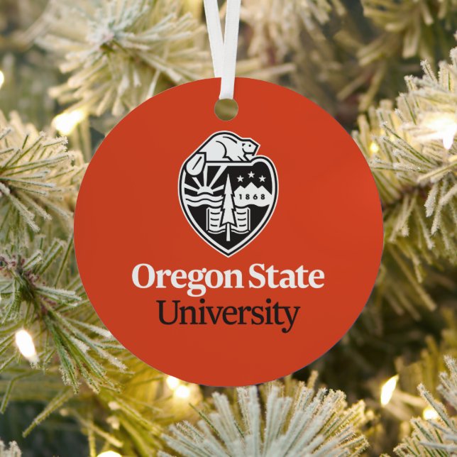 Universität Oregon Staat Ornament Aus Metall (InSitu)