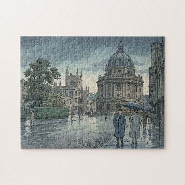 Universität Oxford im Regen (Horizontal)