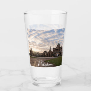 Universität Potsdam bei Sonnenuntergang in Deutsch Glas