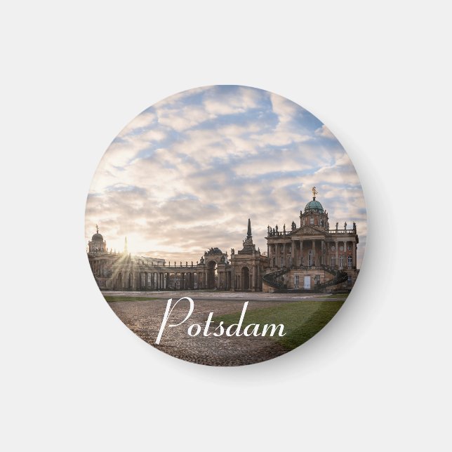 Universität Potsdam bei Sonnenuntergang in Deutsch Magnet (Vorne)