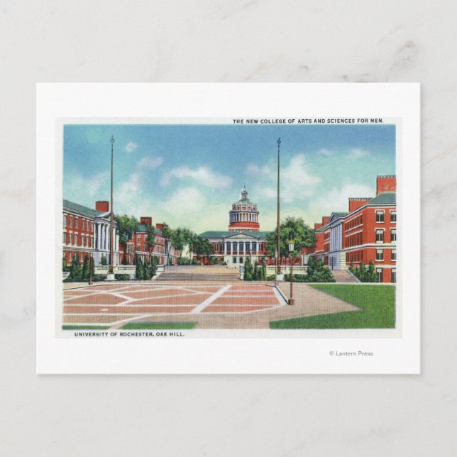 Universität Rochester Postkarte (Vorderseite)