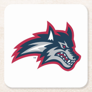 Universität Stony Brook | Seawolfen Rechteckiger Pappuntersetzer