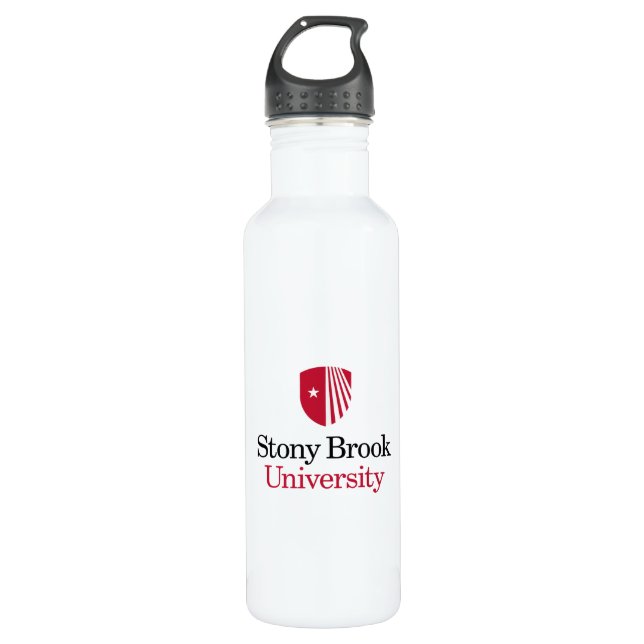 Universität Stony Brook | Wortmarke Edelstahlflasche (Vorderseite)