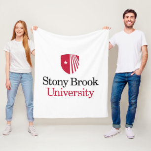 Universität Stony Brook Wortmarke Fleecedecke