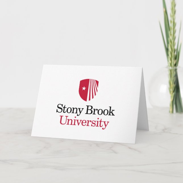 Universität Stony Brook | Wortmarke Karte (Vorderseite)
