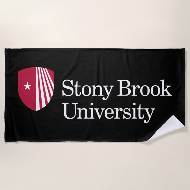 Universität Stony Brook | Wortmarke Strandtuch (Vorderseite)