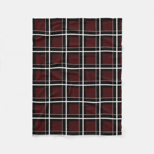 Universität Tartan Fleecedecke (Vorderseite)