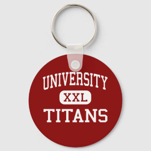 Universität - Titans - Hoch - Spokane Washington Schlüsselanhänger