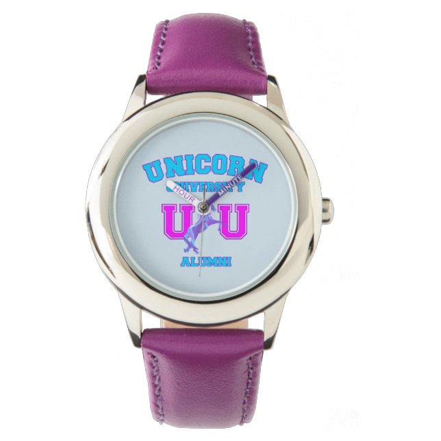 Universität Unicorn Armbanduhr (Vorderseite)