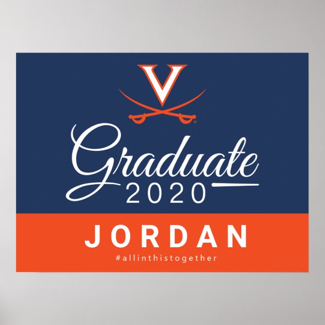 Universität Virginia 2020 Poster (Vorne)