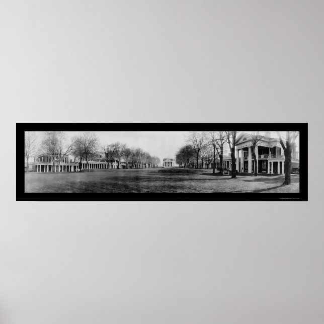 Universität Virginia Foto 1909 Poster (Vorne)