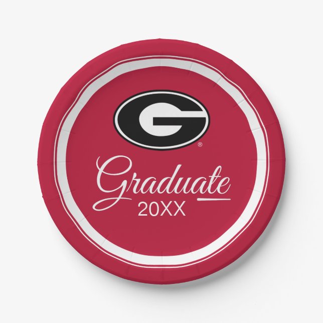 Universität von Abschluss Georgia | Pappteller (Vorderseite)