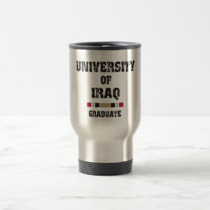 Universität von der Irak-Absolvent beunruhigte Reisebecher