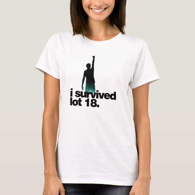 Universität von Nordflorida - "ich überlebte Los T-Shirt (Vorderseite)
