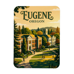 Universität von Oregon USA Magnet
