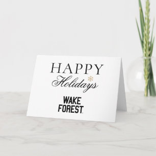 Universität weck Forest   Geweckt Wald Feiertagskarte