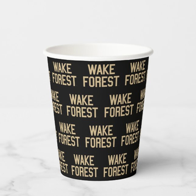 Universität weck Forest | Geweckt Wald Pappbecher (Rückseite)