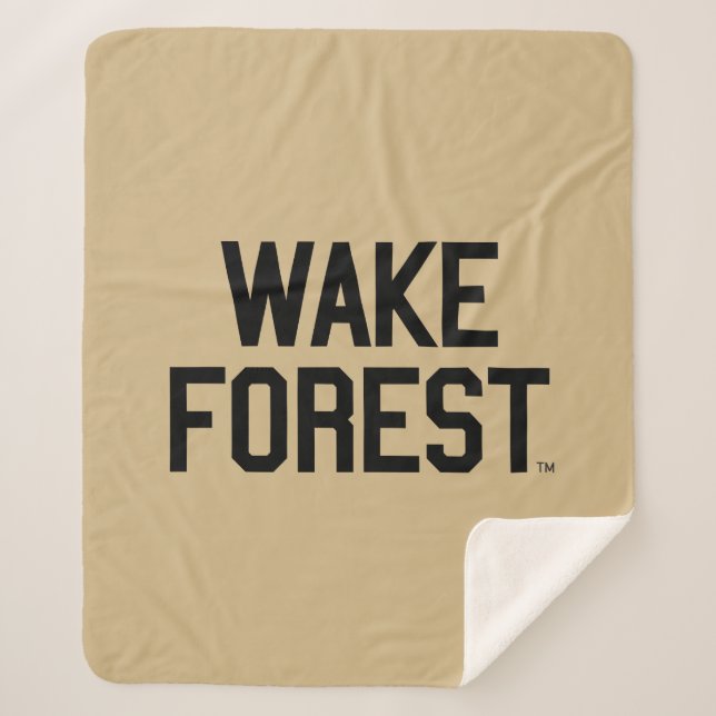 Universität weck Forest | Geweckt Wald Sherpadecke (Vorderseite)