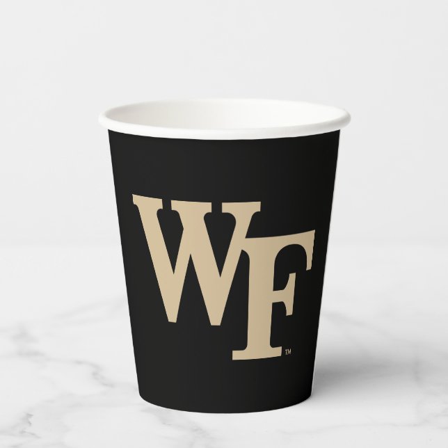 Universität weck Forest | WF Pappbecher (Rückseite)