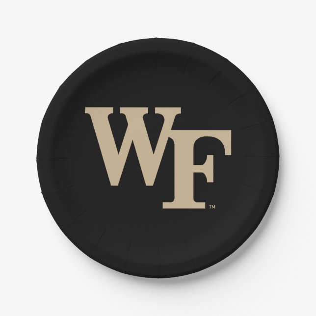 Universität weck Forest | WF Pappteller (Vorderseite)