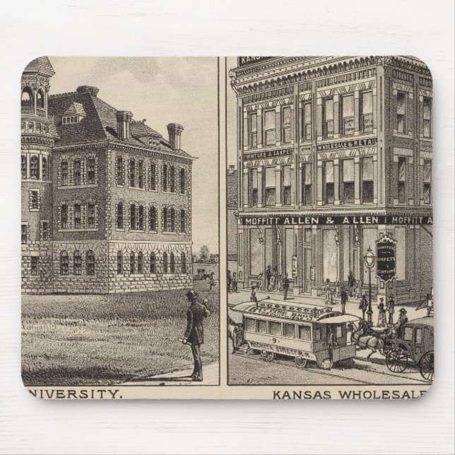 Universität Wichita, Kansas Mousepad (Vorne)