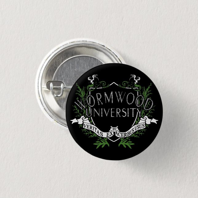 Universität Wormwood Button (Vorne & Hinten)