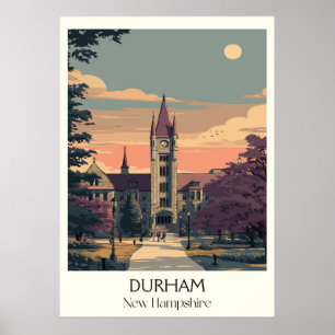 Universitätsansicht Durham New Hampshire Poster