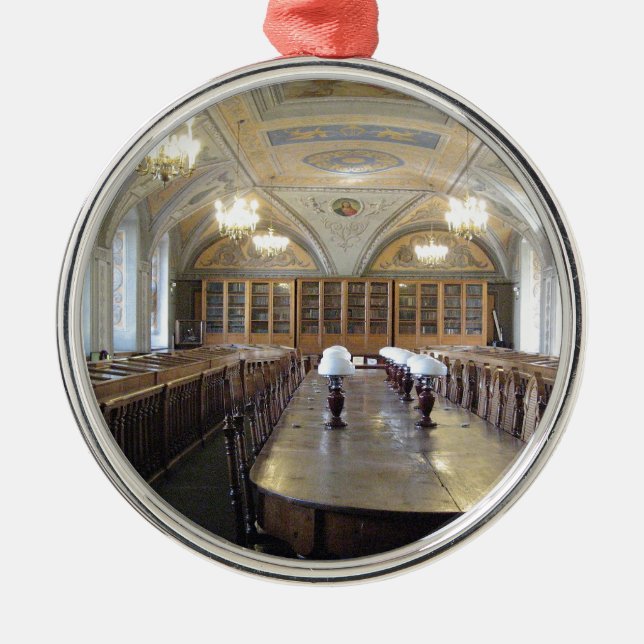 Universitätsbibliothek Vilnius - LITAUEN Silbernes Ornament (Vorne)
