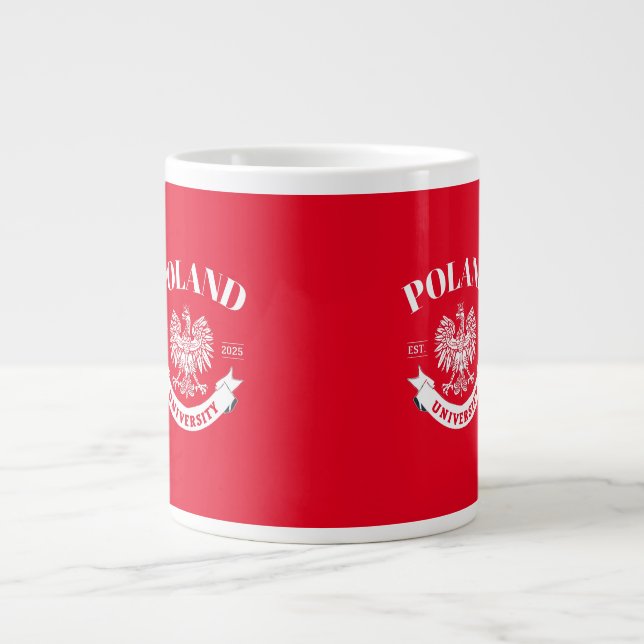 Universitätspolat Jumbo-Tasse (Vorderseite)