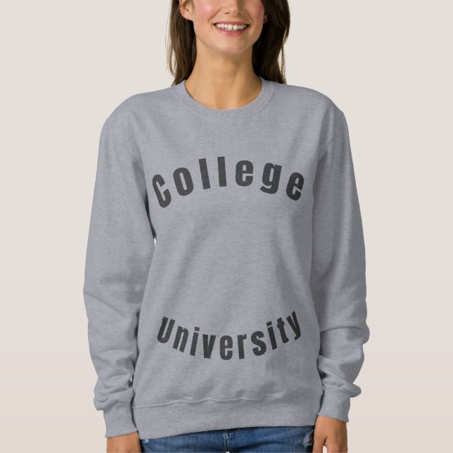 Universitätspulli - Damen Sweatshirt (Vorderseite)