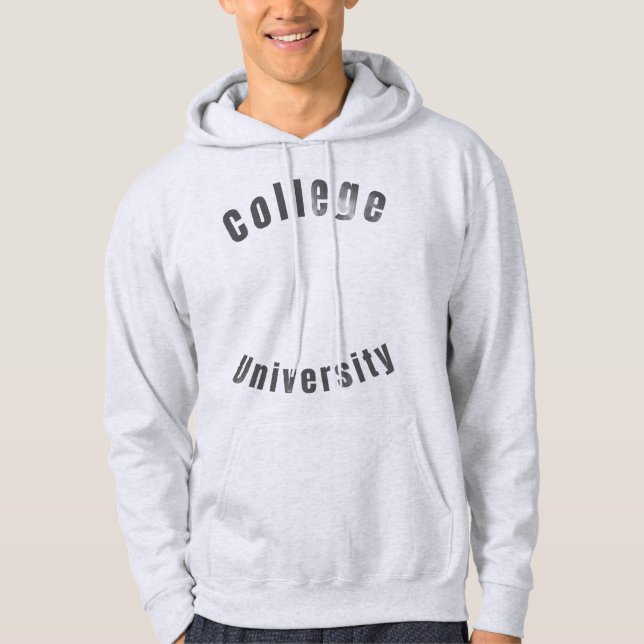 Universitätssweatshirt Hoodie (Vorderseite)