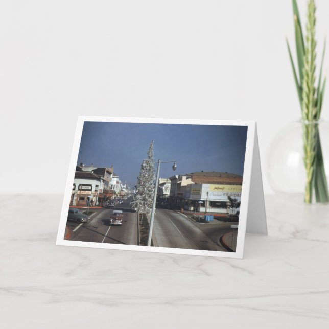 Université Ave. carte de voeux des années 1950 (Devant)