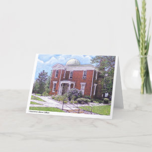 Université d'Albion d'observatoire, carte pour