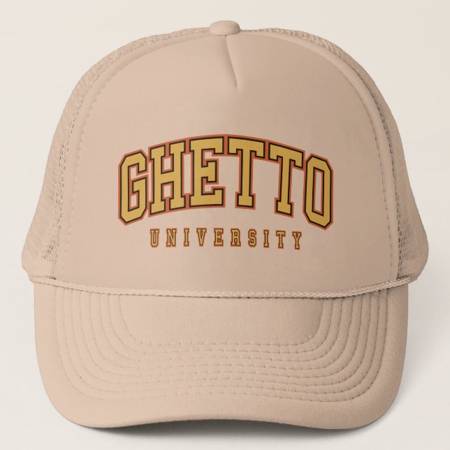 Université du ghetto Casquette tan (Devant)