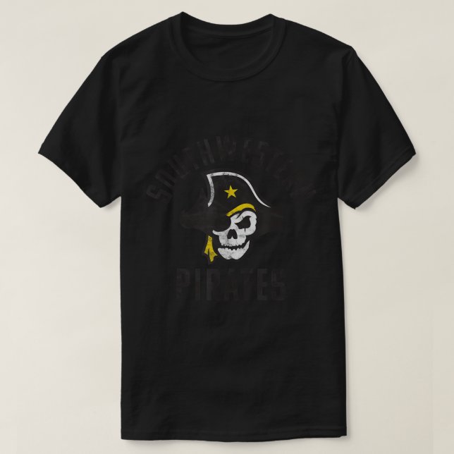 Université du Sud-Ouest Pirates Grand T-Shirt (Design devant)