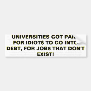 UNIVERSITIV$ GOT Autoaufkleber