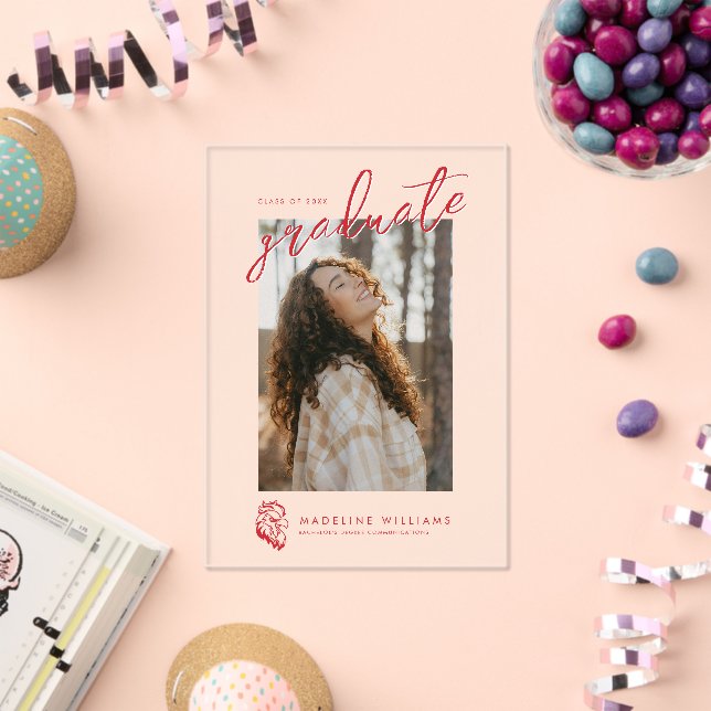 University Abschluss Jacksonville Staat Acryleinladungen (Insitu (Feier))