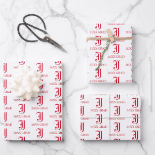 University Abschluss Jacksonville Staat Geschenkpapier Set