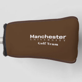 University Golf Team Brown Golf Head Cover Headcover