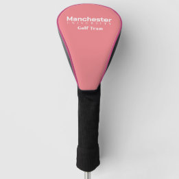 University Golf Team Pink Golf Treiber Golf Headcover