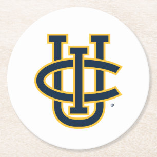 University of California, Irvine Logo Runder Pappuntersetzer