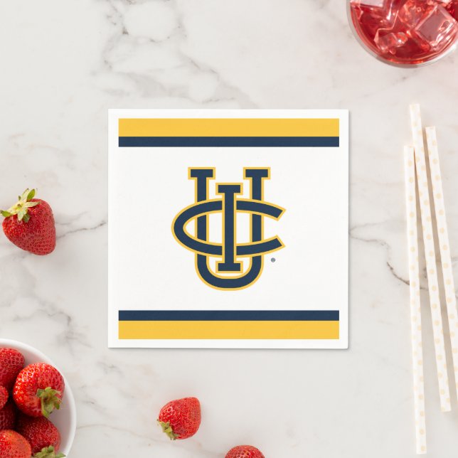 University of California, Irvine Logo Serviette (Beispiel)