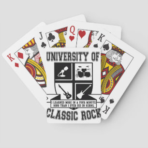 University of Classic Rock Spielkarten