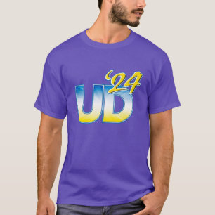 University of Delaware UD 24 Logo Blau Sunrise Ove T-Shirt