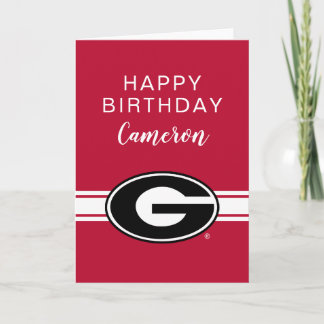 University of Georgia | Geburtstag Karte