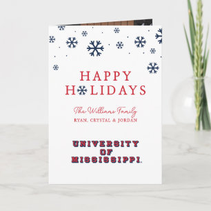 University of Mississippi   Blocktyp Feiertagskarte