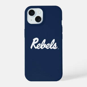 University of Mississippi Rebels Schrift iPhone 15 Hülle